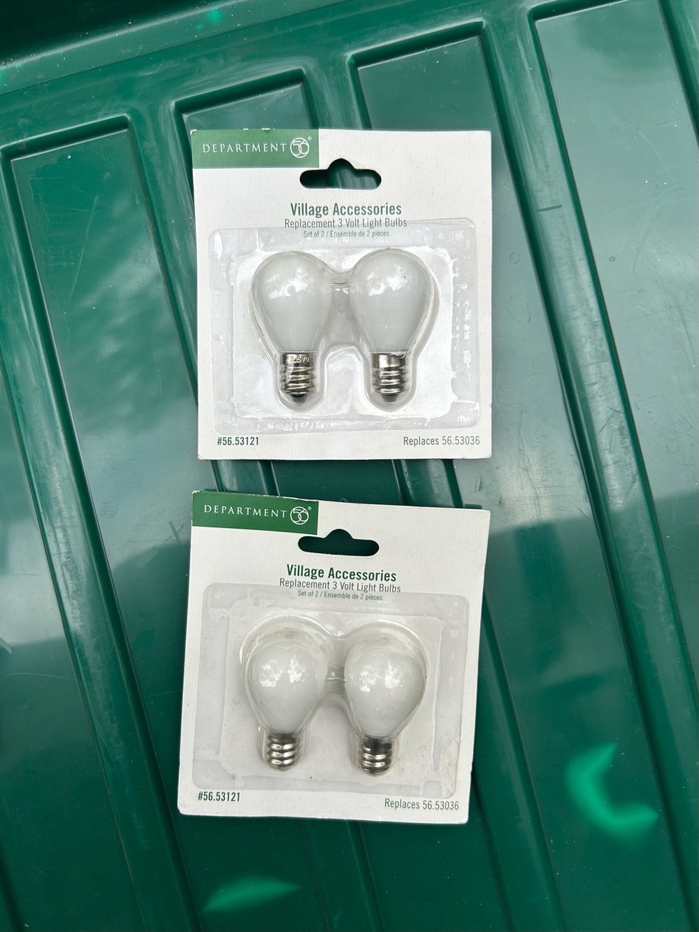 Department 56 Village Accessories White Replacement 3 Volt  Bulbs - Pack of 2